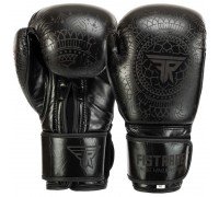 Перчатки боксерские на липучке кожаные FISTRAGE VL-5543 (размер 10-14oz, цвета в ассортименте)