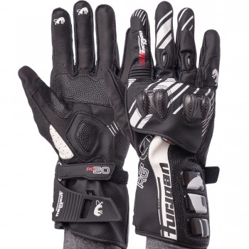 Мотоперчатки зимние SP-Sport HN-16 M-XL Черный-белый