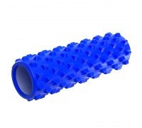 Роллер массажный цилиндр (ролик мфр) 45см Grid Bubble Roller EVA SP-Sport FI-6672 (d-14см, цвета в ассортименте)