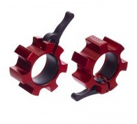Замки быстросъемные для грифа ø50мм Lock-Jaw 2штуки Zelart TA-5109 (красный,серый,цена за 2шт, цвета в ассортименте)
