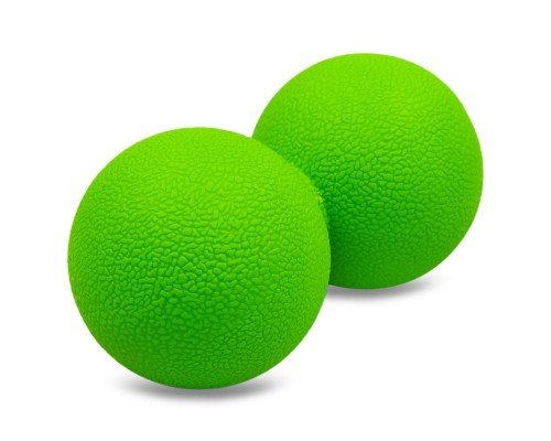 Мяч массажный двойной для МФР и самомассажа Duoball ø6см Zelart FI-8234 (TPR, размер 12,5x6см, цвета в ассортименте)
