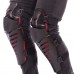 Защита колена и голени FOX M-4553 RAPTOR 2шт Черный-красный