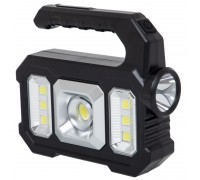 Фонарь-прожектор переносной X-BALOG KJ-208 (пластик, LED, COB, на батарейках, р-р 14,5х17см)