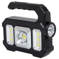Фонарь-прожектор переносной X-BALOG KJ-208 (пластик, LED, COB, на батарейках, р-р 14,5х17см)