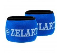 Утяжелители-браслеты для рук Zelart FI-6221-1_5 (2 x 0,75кг) (верх-лайкра, наполнитель-металлические шарики, синий)