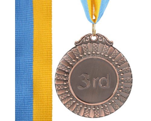 Медаль спортивная с лентой SP-Sport FLASH ø6,5см C-4328-ANG (металл, ø6,5см, 38g)