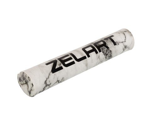 Накладка на гриф штанги смягчающая Zelart TA-7699-2 (PVC, NBR, d-см, l-см, белый-серый-черный)