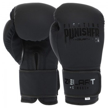 Перчатки боксерские на липучке PU Zelart PUNISHER BO-7553 (размер 10-14oz, цвета в ассортименте)