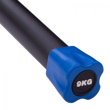 Бодибар Body Bar FI-1251-9 9кг (l-1,22м, d-40мм, металл, неопрен, PU)