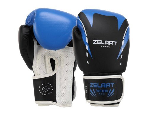 Перчатки боксерские PU Zelart BO-7652 (размер 10-14oz, цвета в ассортименте)