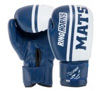 Перчатки боксерские на липучке PVC MATSA MA-6571 (размер 6-12oz, цвета в ассортименте)