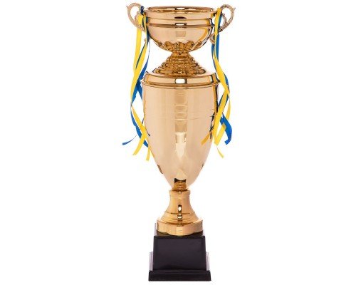 Кубок спортивный наградной SP-Sport Cup C-1505A (металл, пластик, h-57см, b-16см, d чаши-12см, золото)