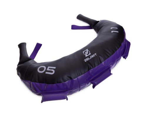 Мешок Болгарский Bulgarian bag Zelart FI-2623-5 5кг (MD1657-5) (PU, вес 5кг, фиолетовый)