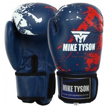 Перчатки боксерские на липучке PVC MIKE TYSON VL-8448 (размер 10-14oz, цвета в ассортименте)