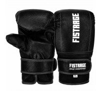 Снарядные перчатки-блинчики для бокса FLEX FISTRAGE VL-6495 (р-р S-XL, черный)