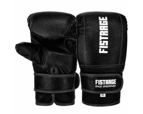 Снарядные перчатки-блинчики для бокса FLEX FISTRAGE VL-6495 (р-р S-XL, черный)