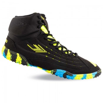 Борцовки Wrestling SAIFEINU 240780L-1 размер 40-45 (верх-PU, PL, низ-PU, черный)