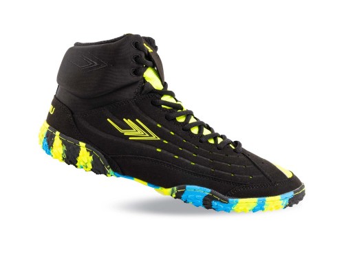 Борцовки Wrestling SAIFEINU 240780L-1 размер 40-45 (верх-PU, PL, низ-PU, черный)