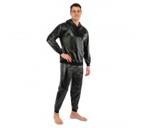 Костюм-сауна для похудения SAUNA SUIT SIBOTE ST-7467 (изопрен, р-р XL-4XL, черный)