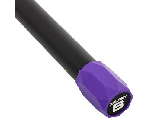 Бодибар Body Bar Zelart FI-4780-6 6кг (l-1,22м, d-35мм, металл, PU)