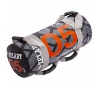 Мешок утяжелитель для функционального тренинга Power Bag Zelart FI-0899-5 5кг (PVC, нейлон, вес 5кг, черный-оранжевый)