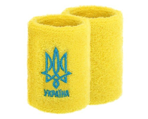 Напульсник спортивный махровый от пота на запястье 1штука УКРАЇНА BC-9273 (хлопок, полиэстер, безразмерный, цвета в ассортименте)