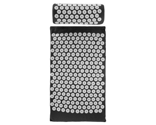 Набор массажный акупунктурный Аппликатор Кузнецова 2в1 коврик и валик Acupressure mat SP-Sport FI-0134 (полиэстер, пластик, поролон)