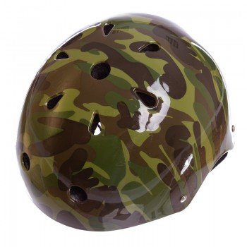 Шлем котелок защитный Zelart SK-5616-010 (ABS, EPS, размер L-54-56, камуфляж зеленый)