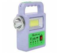 Фонарь-прожектор переносной X-BALOG JA-2005 (пластик, OSL, COB, USB-вход, на аккумуляторе, р-р 20,5х13см) упакован в 2коробки
