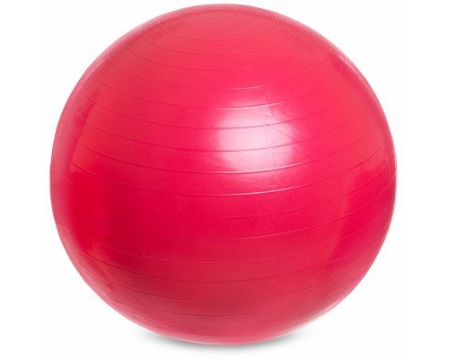 Фитбол мяч для фитнеса глянцевый ø65см Zelart FI-1980-65 (PVC,800г, цвета в ассортименте, ABSтехнология)
