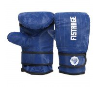 Снарядные перчатки-блинчики для бокса FLEX FISTRAGE VL-6498 (р-р S-XL, синий)