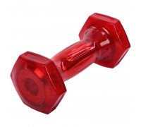 Гантель для фитнеса с TPU покрытием 1штука Zelart Jelly Urethane Coated Dumbbell TA-2946-2_5LB (1x1,13кг) (1шт, TPU, красный) MD2129