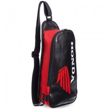 Мотосумка-слинг HONDA SP-Sport MS-5481-6 (полиэстер, нейлон, р-р 42x15x7см, 5л черный-красный)