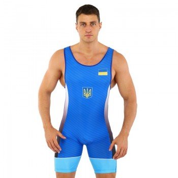 Трико для борьбы мужское UKRAINE SP-Sport JY-0724 цвета в ассортименте (бифлекс, S-4XL, рост 160-200см, цвета в ассортименте)