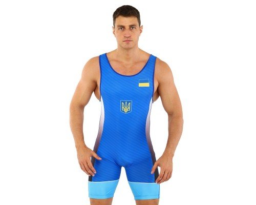 Трико для борьбы мужское UKRAINE SP-Sport JY-0724 цвета в ассортименте (бифлекс, S-4XL, рост 160-200см, цвета в ассортименте)