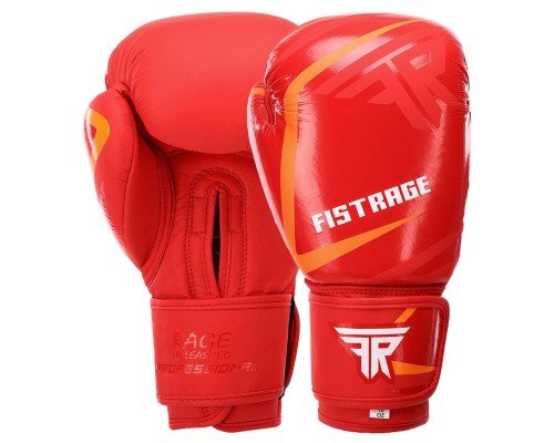 Перчатки боксерские на липучке кожаные FISTRAGE VL-4279 (размер 10-14oz, цвета в ассортименте)