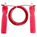 Скакалка скоростная Кроссфит с подшипником и стальным тросом Zelart FI-5347 3м Красный