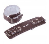 Манжеты для тяги на руки и ноги 2 штуки Zelart SB-165195 (длина-см, ширина-см, кожа, коричневый)