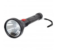 Фонарик ручной светодиодный X-BALOG BL-826-3W (пластик, OSL LED, USB-вход, l-26см, черный)