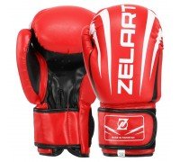 Перчатки боксерские на липучке PU Zelart SHARP MA-5315 (размер 8-12oz, цвета в ассортименте)