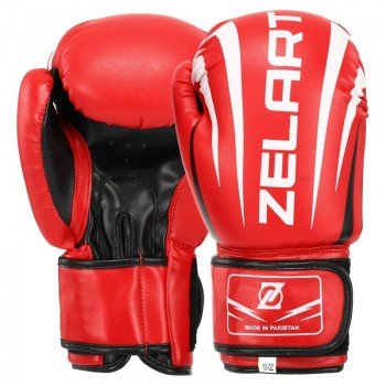 Перчатки боксерские на липучке PU Zelart SHARP MA-5315 (размер 8-12oz, цвета в ассортименте)
