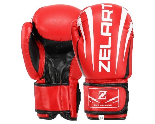 Перчатки боксерские на липучке PU Zelart SHARP MA-5315 (размер 8-12oz, цвета в ассортименте)