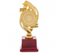 Фигура наградная эмблемоноситель SP-Sport Abstraction YK122C (пластик, h-20,5см, b-8см, золото)