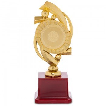 Фигура наградная эмблемоноситель SP-Sport Abstraction YK122C (пластик, h-20,5см, b-8см, золото)