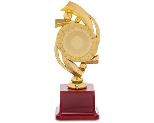 Фигура наградная эмблемоноситель SP-Sport Abstraction YK122C (пластик, h-20,5см, b-8см, золото)