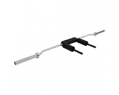 Гриф для приседаний Zelart TA-9638 Safety Squat Bar (l-2,2м, рук.d-25мм, гр.d-30мм, вес 22 кг,замок пружинный)