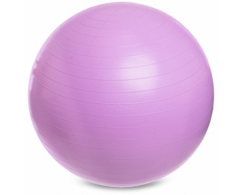 Фитбол мяч для фитнеса сатин ø65см Zelart FI-1983-65 (PVC,1000г, цвета в ассортименте, ABS технология)