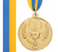 Медаль спортивная с лентой SP-Sport BOWL ø6,5см C-3182 (металл, ø6,5см, 38g 1-золото,2-серебро,3-бронза)