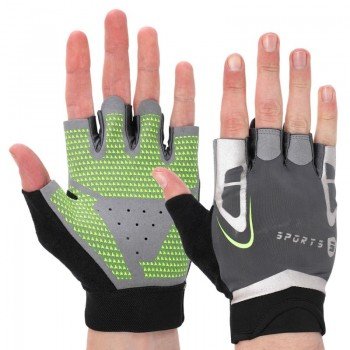 Перчатки для фитнеса и тренировок SP-Sport BC-307 размер M-XL (PL, PVC, цвета в ассортименте)