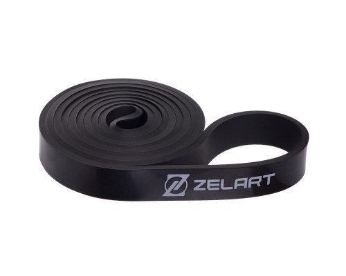 Резина петля для подтягиваний и тренировок лента силовая Zelart POWER LOOP FI-2606-2 (MD1353-2) (латекс, 2080x21x4,5мм, S, нагр.16-32кг, черный)